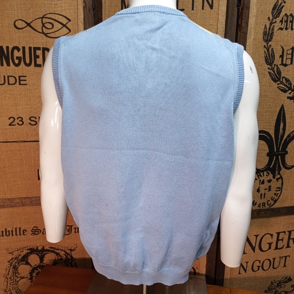 Brooks Brothers Supima Cotton Sweater Vest, L - Picture 4 of 6